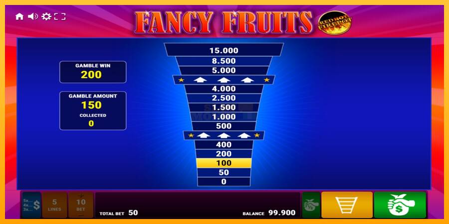 Fancy Fruits Red Hot Firepot máquina de juego por dinero, imagen 3