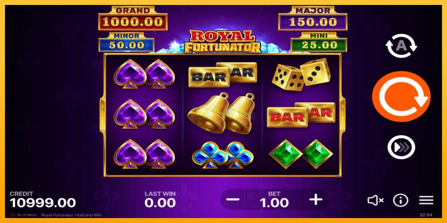 Royal Fortunator: Hold and Win máquina de juego por dinero, imagen 2