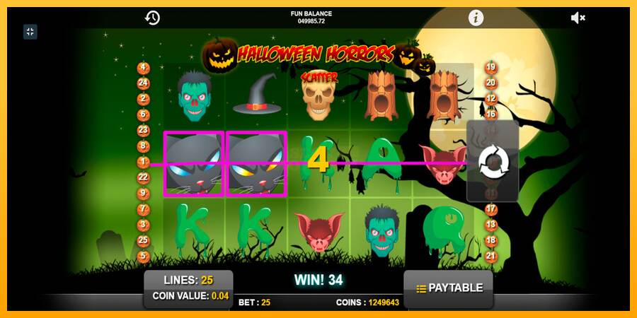 Halloween Horrors máquina de juego por dinero, imagen 10