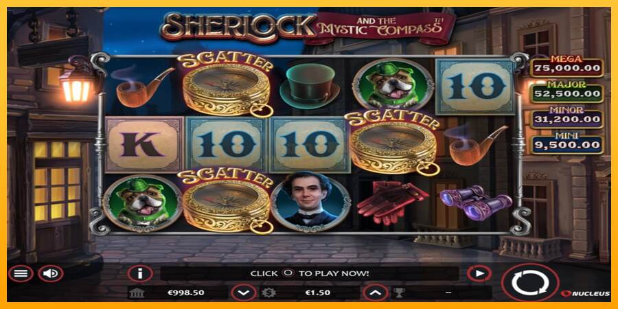 Sherlock and the Mystic Compass máquina de juego por dinero, imagen 2