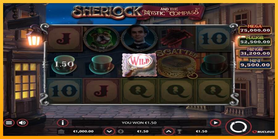 Sherlock and the Mystic Compass máquina de juego por dinero, imagen 3