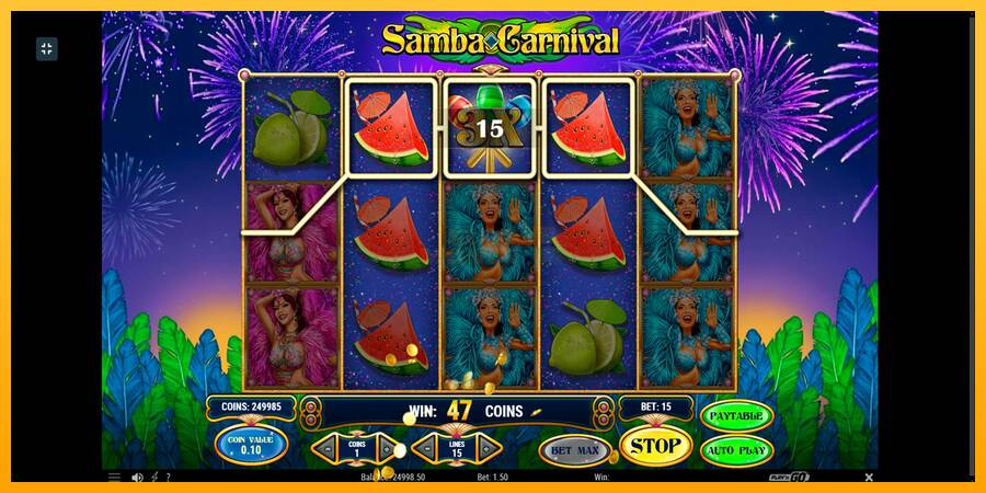 Samba Carnival máquina de juego por dinero, imagen 2