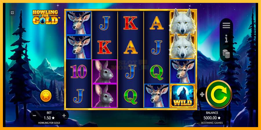 Howling for Gold máquina de juego por dinero, imagen 1