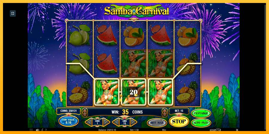 Samba Carnival máquina de juego por dinero, imagen 4