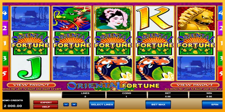 Oriental Fortune máquina de juego por dinero, imagen 1