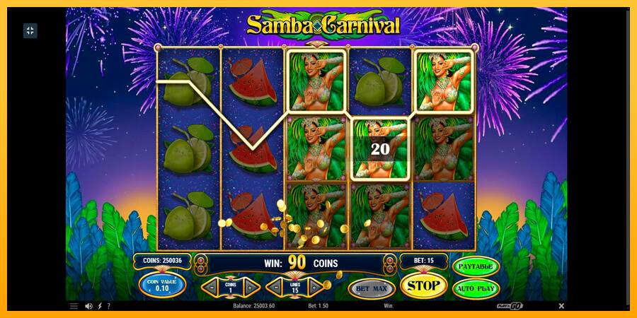 Samba Carnival máquina de juego por dinero, imagen 5