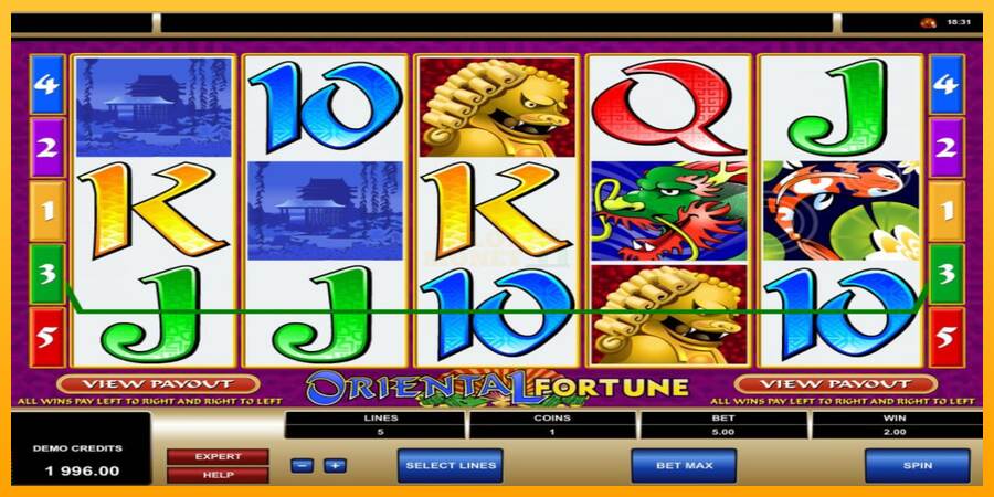 Oriental Fortune máquina de juego por dinero, imagen 3