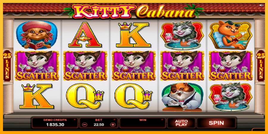 Kitty Cabana máquina de juego por dinero, imagen 1