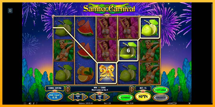 Samba Carnival máquina de juego por dinero, imagen 8