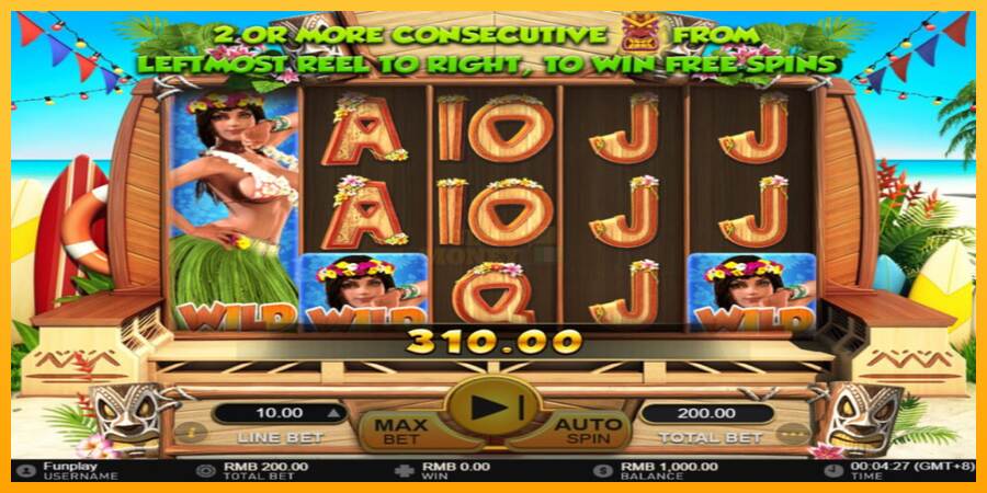 Hula Girl máquina de juego por dinero, imagen 3