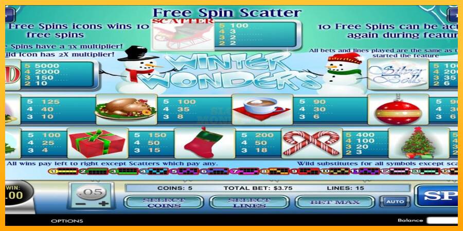 Winter Wonderland máquina de juego por dinero, imagen 6