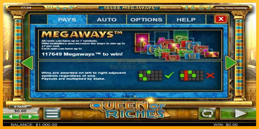 Queen of Riches máquina de juego por dinero, imagen 4