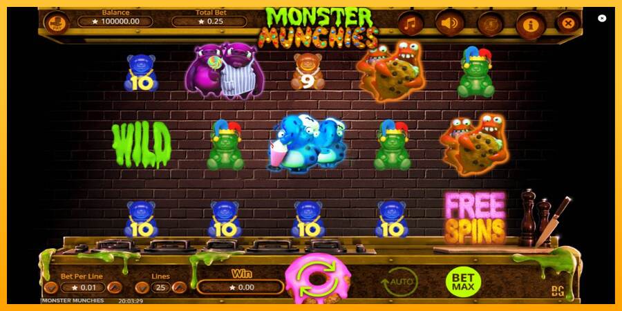 Monster Munchies máquina de juego por dinero, imagen 2