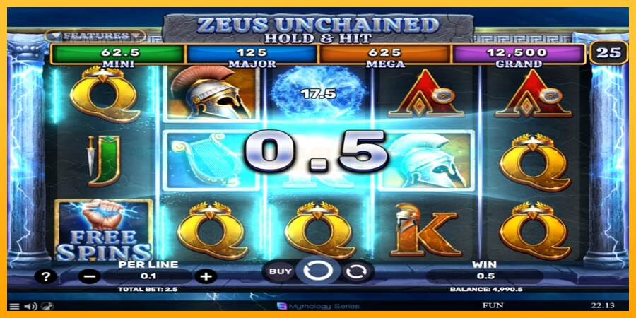 Zeus Unchained - Hold & Hit máquina de juego por dinero, imagen 3