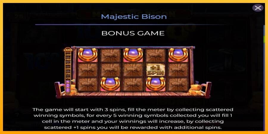 Majestic Bison máquina de juego por dinero, imagen 5