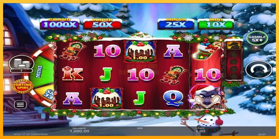 Wolf It Up Christmas máquina de juego por dinero, imagen 2