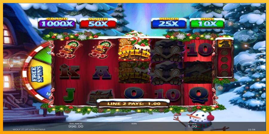 Wolf It Up Christmas máquina de juego por dinero, imagen 3