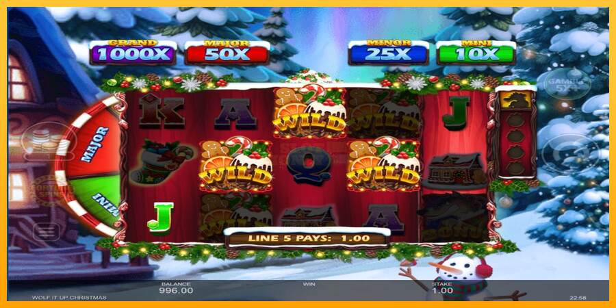 Wolf It Up Christmas máquina de juego por dinero, imagen 4