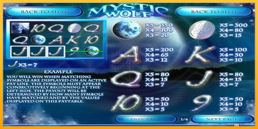 Mystic Wolf máquina de juego por dinero, imagen 4