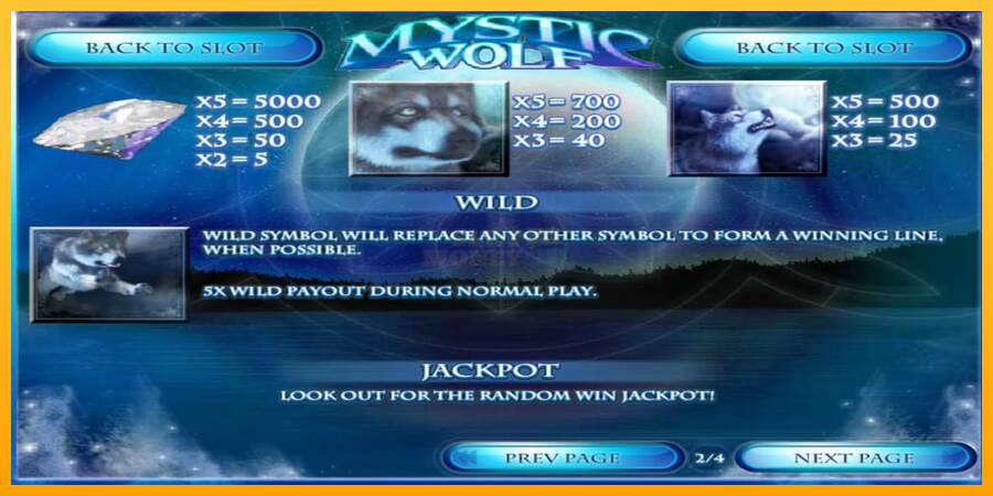 Mystic Wolf máquina de juego por dinero, imagen 5