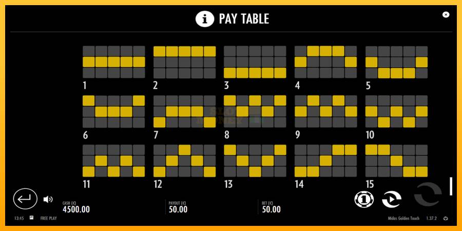 Midas Golden Touch máquina de juego por dinero, imagen 7