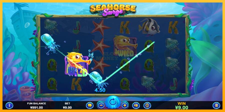 Seahorse Surge máquina de juego por dinero, imagen 3