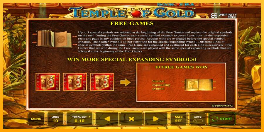 Book of Ra Temple of Gold máquina de juego por dinero, imagen 4