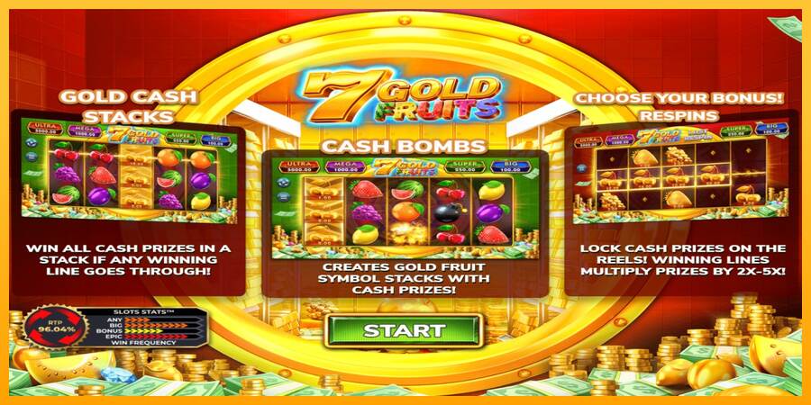 7 Gold Fruits máquina de juego por dinero, imagen 1