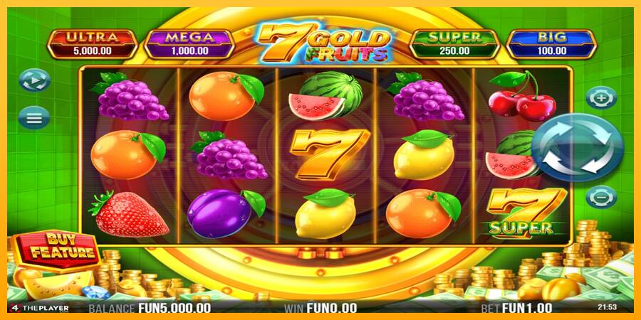 7 Gold Fruits máquina de juego por dinero, imagen 2