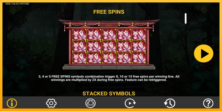 Nine Tailed Fortune máquina de juego por dinero, imagen 5