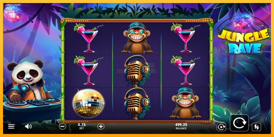 Jungle Rave máquina de juego por dinero, imagen 2