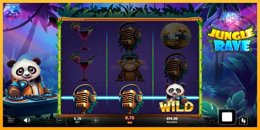 Jungle Rave máquina de juego por dinero, imagen 3