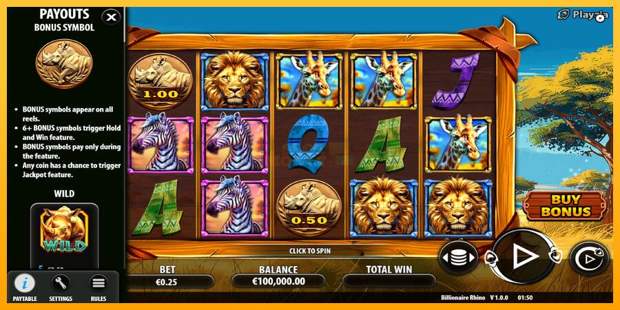 Billionaire Rhino máquina de juego por dinero, imagen 6