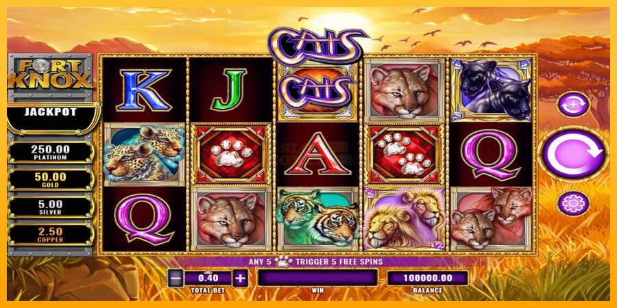 Fort Knox Cats máquina de juego por dinero, imagen 1