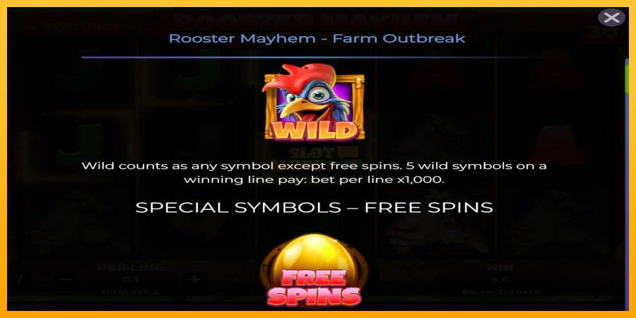 Rooster Mayhem Farm Outbreak máquina de juego por dinero, imagen 4