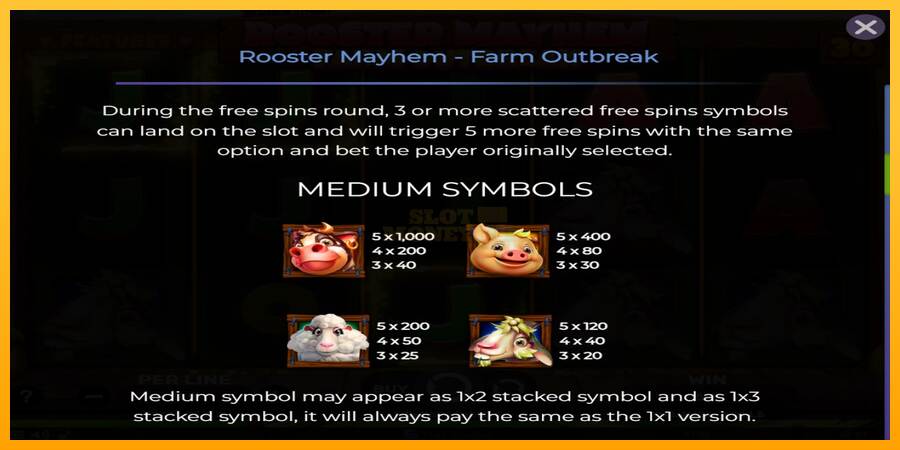 Rooster Mayhem Farm Outbreak máquina de juego por dinero, imagen 5