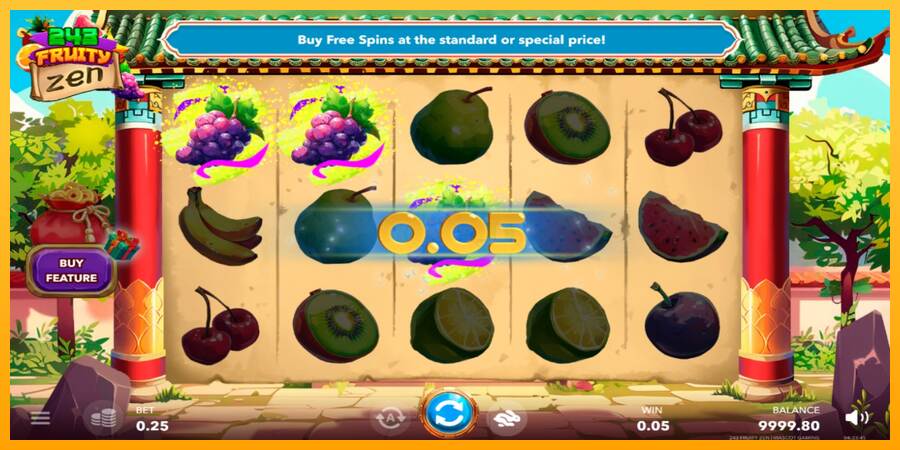 243 Fruity Zen máquina de juego por dinero, imagen 2