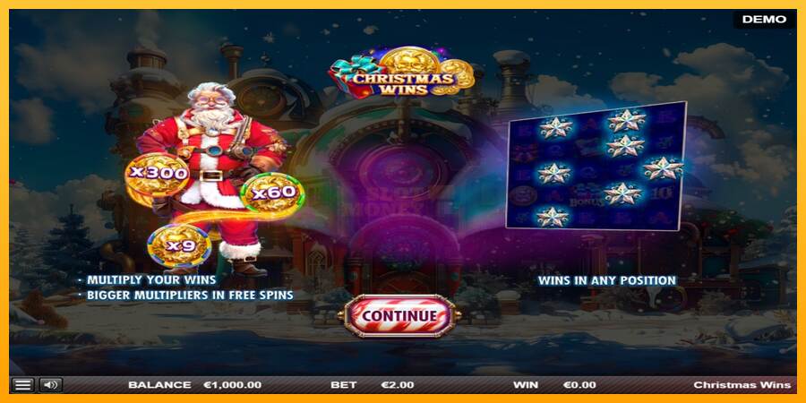 Christmas Wins máquina de juego por dinero, imagen 1