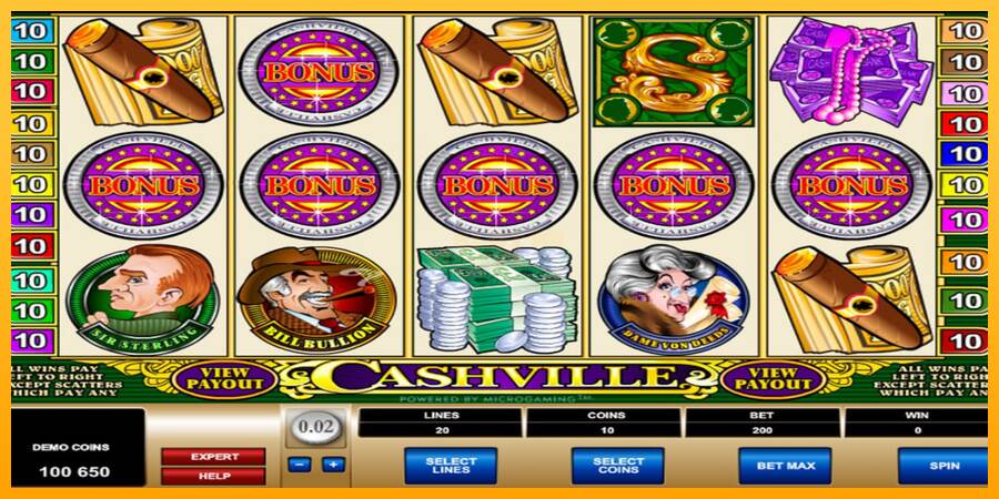 Cashville máquina de juego por dinero, imagen 1