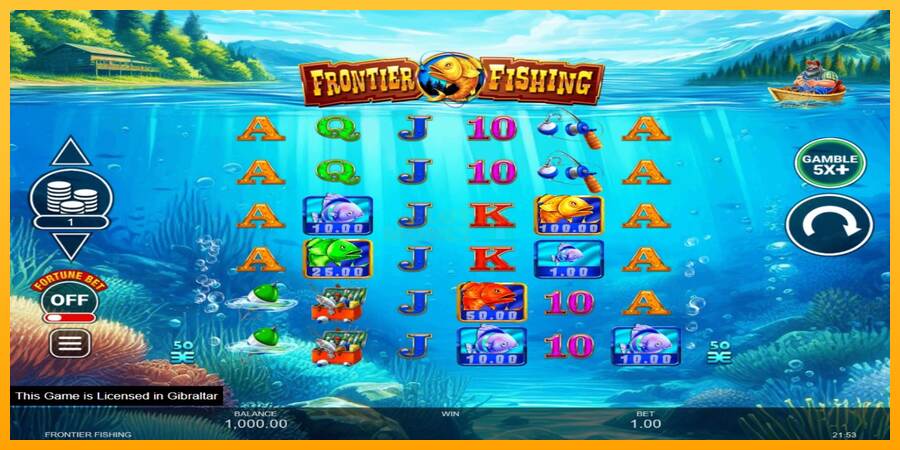 Frontier Fishing máquina de juego por dinero, imagen 2