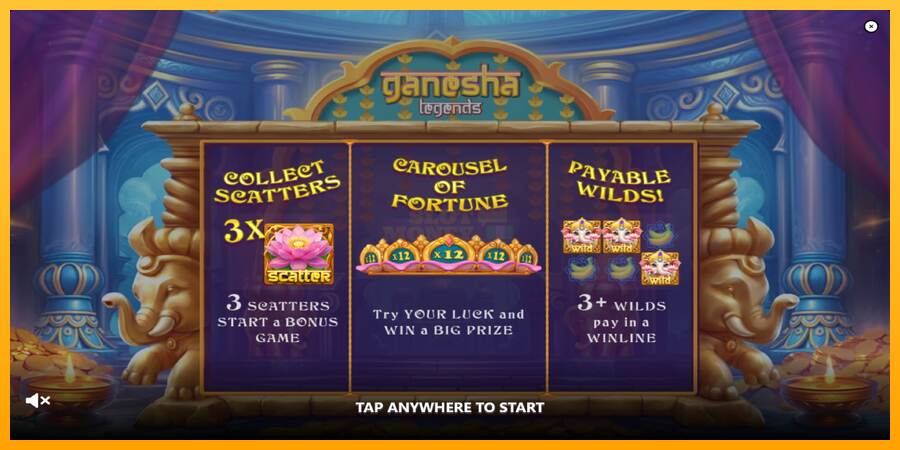 Ganesha Legends máquina de juego por dinero, imagen 1