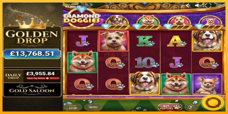 Diamond Doggies máquina de juego por dinero, imagen 1