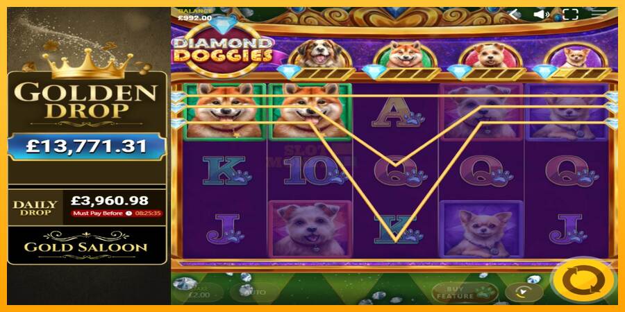 Diamond Doggies máquina de juego por dinero, imagen 2