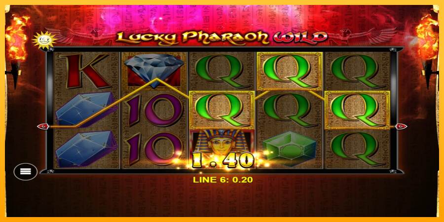 Lucky Pharaoh Wild máquina de juego por dinero, imagen 3