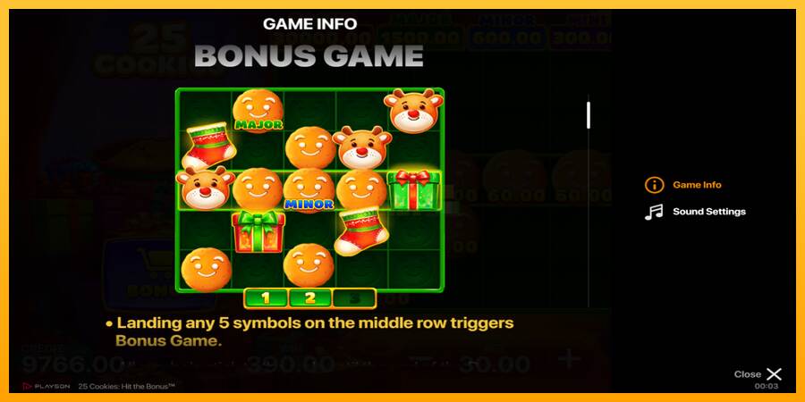 25 Cookies: Hit the Bonus máquina de juego por dinero, imagen 6