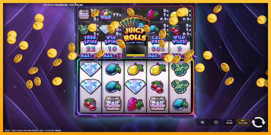 Juicy Rolls: Feature Frenzy máquina de juego por dinero, imagen 2