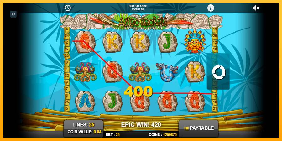 Aztec Secrets máquina de juego por dinero, imagen 10