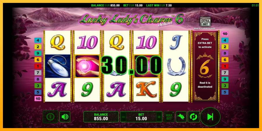 Lucky Ladys Charm Deluxe 6 máquina de juego por dinero, imagen 3