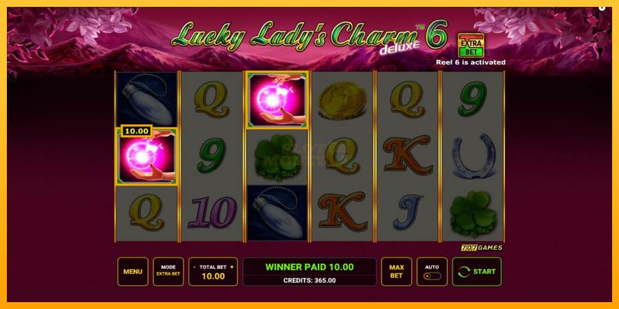 Lucky Ladys Charm Deluxe 6 máquina de juego por dinero, imagen 4