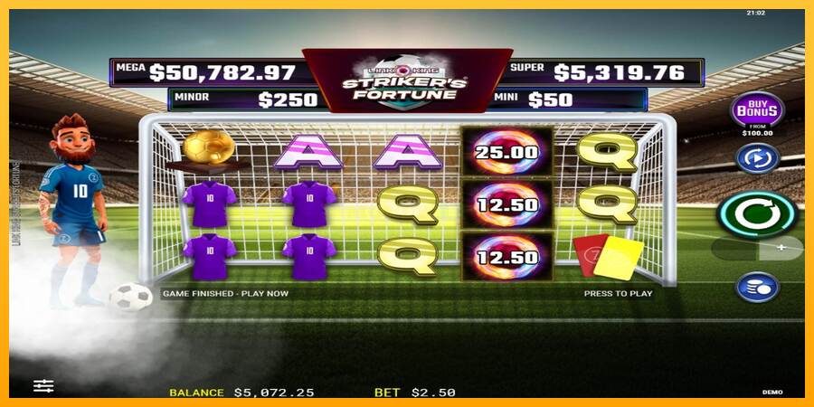 Strikers Fortune máquina de juego por dinero, imagen 4